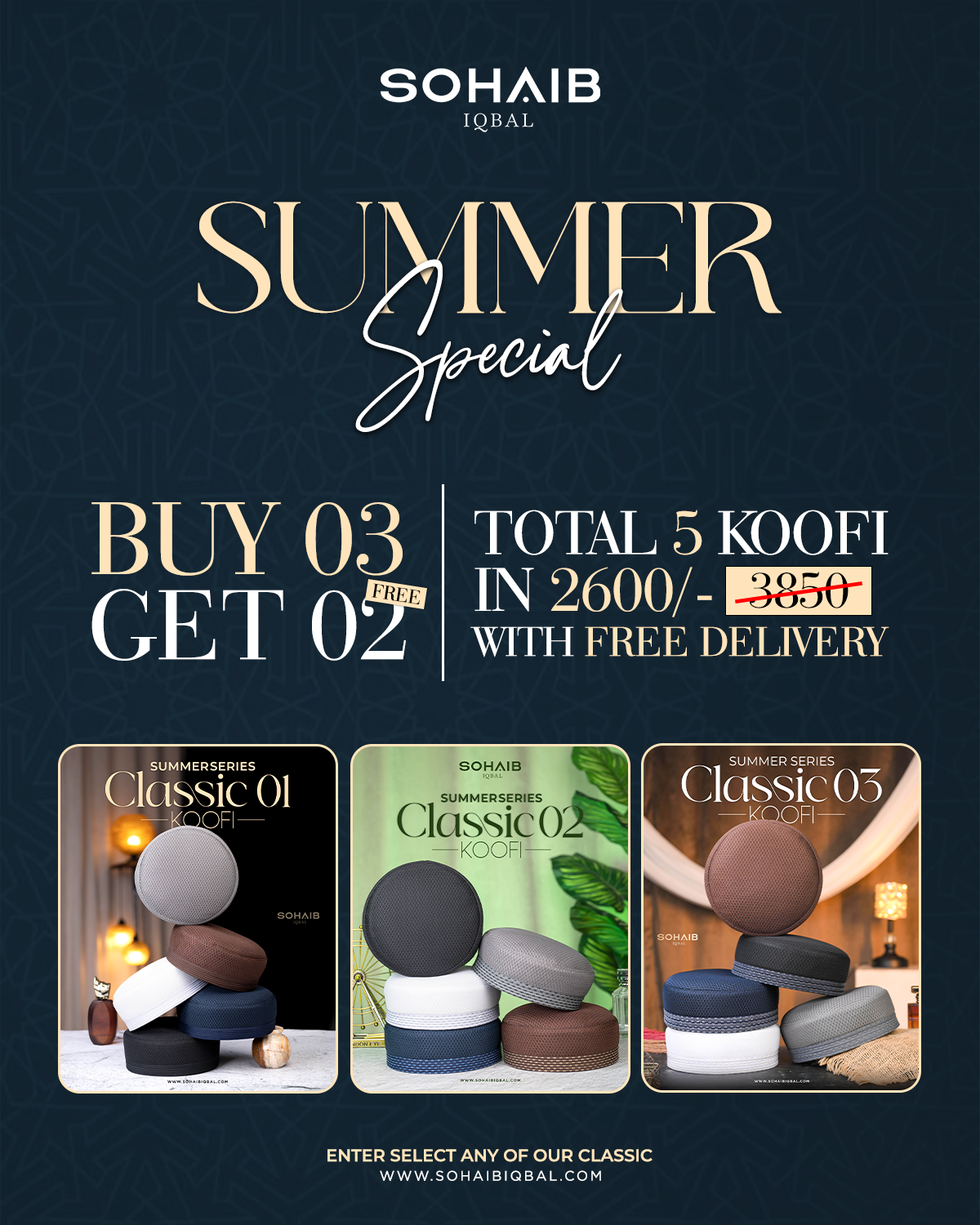BUY 3 GET 2 FREE